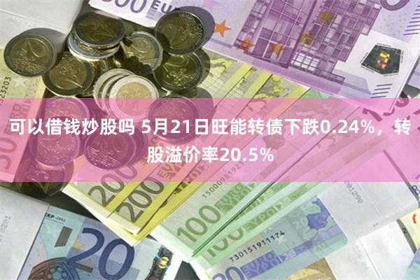 可以借钱炒股吗 5月21日旺能转债下跌0.24%，转股溢价率20.5%