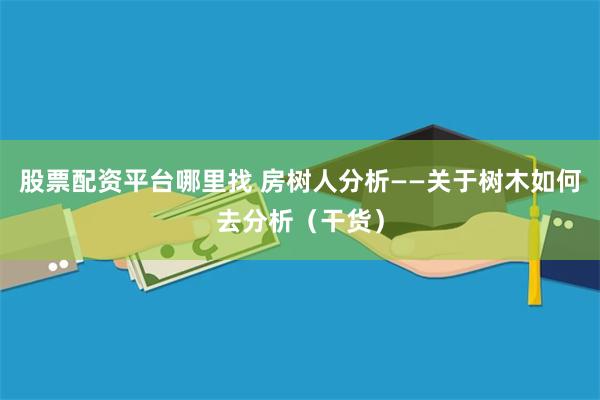 股票配资平台哪里找 房树人分析——关于树木如何去分析（干货）