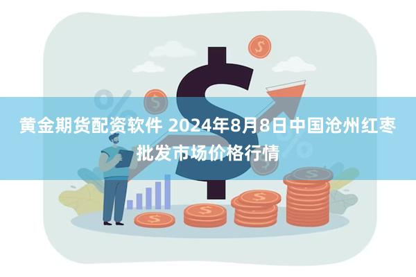 黄金期货配资软件 2024年8月8日中国沧州红枣批发市场价格行情