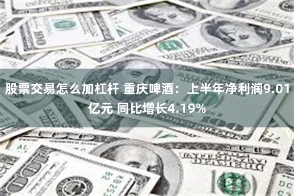 股票交易怎么加杠杆 重庆啤酒：上半年净利润9.01亿元 同比增长4.19%